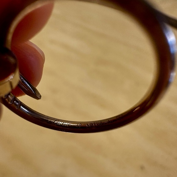✨SOLD✨Like New Authentic Cartier Juste Un Clou Ring in White Gold Size 49 - Picture 8 of 12